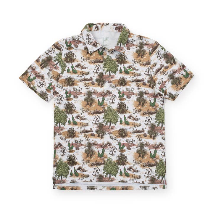 South Coast Camo Golf Polo for wholesale by Two Dove Outdoors
