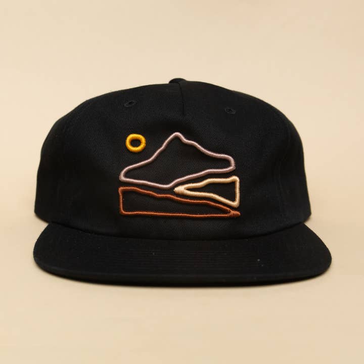 Mountainscape Hat (Black) for wholesale by Tender Loving Empire