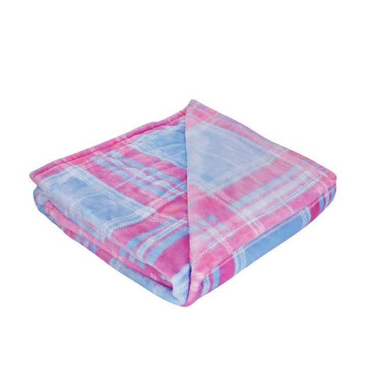 Single Layer Blanket - Pastel Dreams Plaid for wholesale by Opportunities