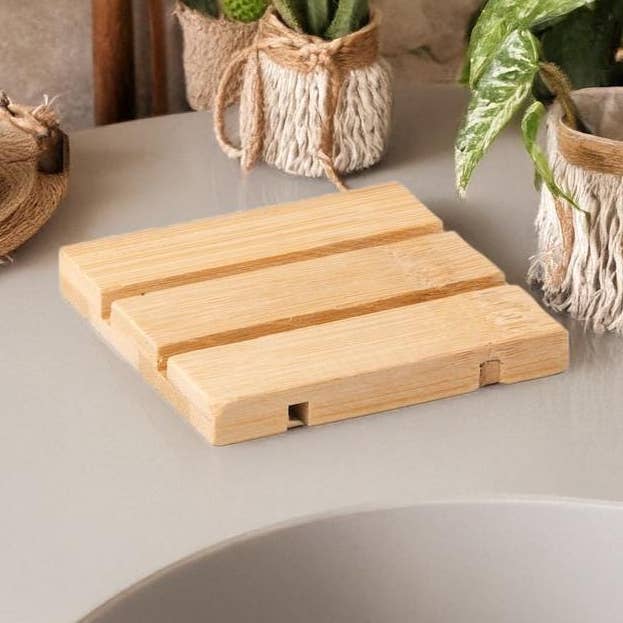 Wooden Soap Bar Dish - Zero Waste Bathroom Accessories for wholesale by J&L Naturals