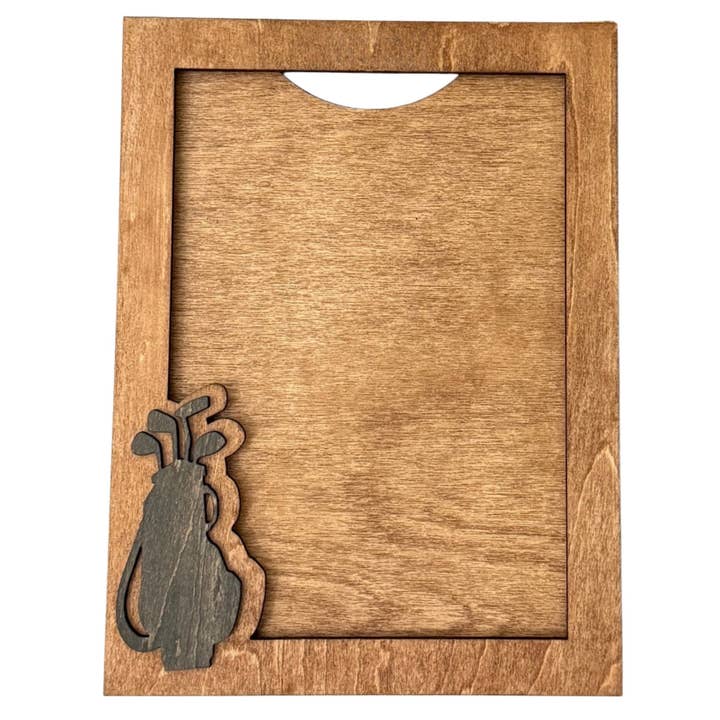Wooden Nose Gift Shop - Wholesale Picture frame - 5x7 Rustic Golf Picture Frame, Sports Picture Frames