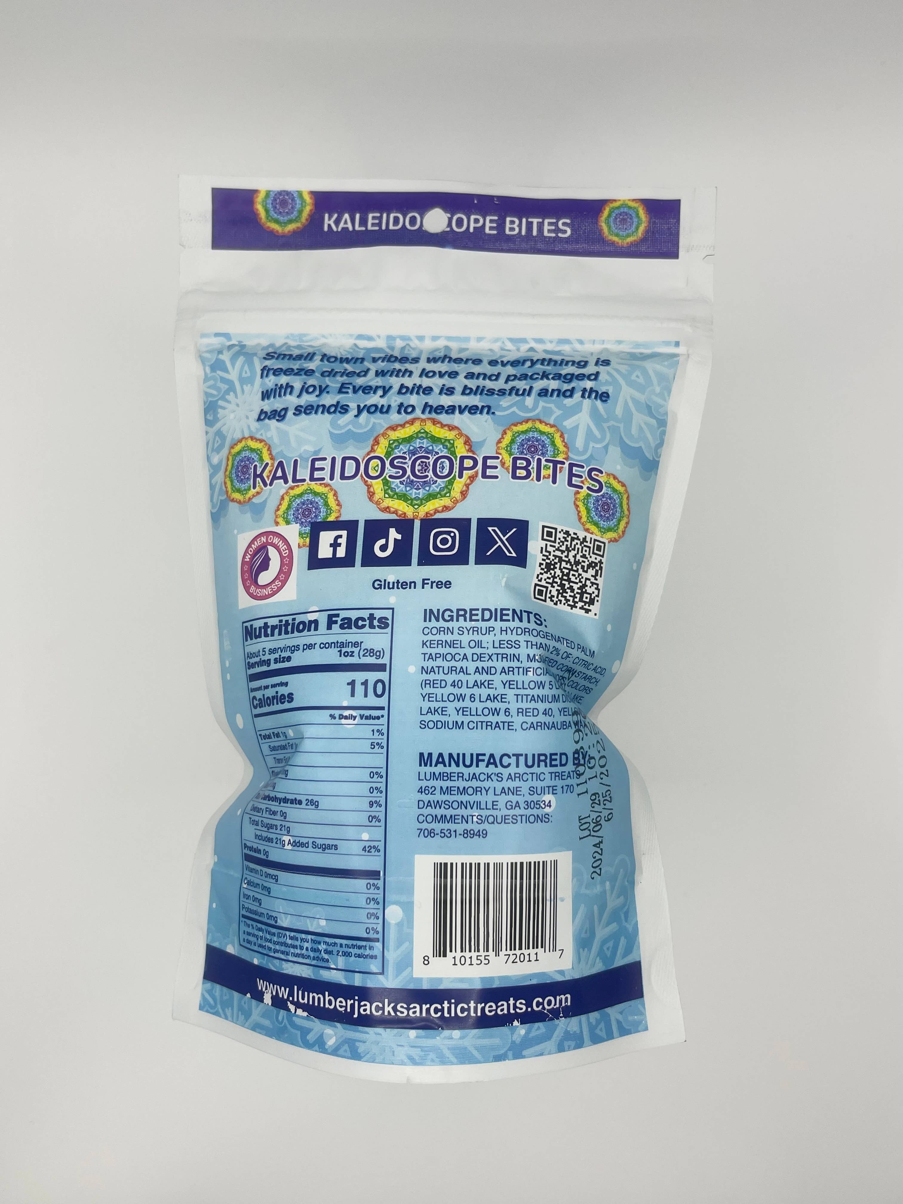 Lumberjack's Arctic Treats - Wholesale Hard Candy - Kaleidoscope Bites 5oz (5x8 bag)1