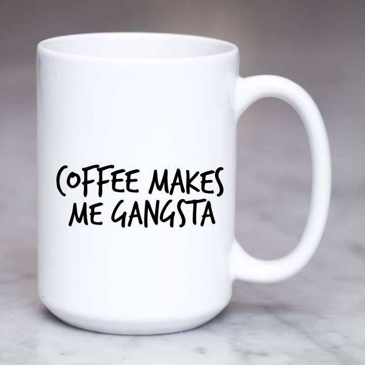 Gangsta 15oz kaffemuggar för wholesale av SheMugs