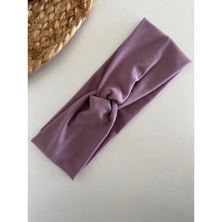 Purple Solid Headband for wholesale by Kaardal Kraft