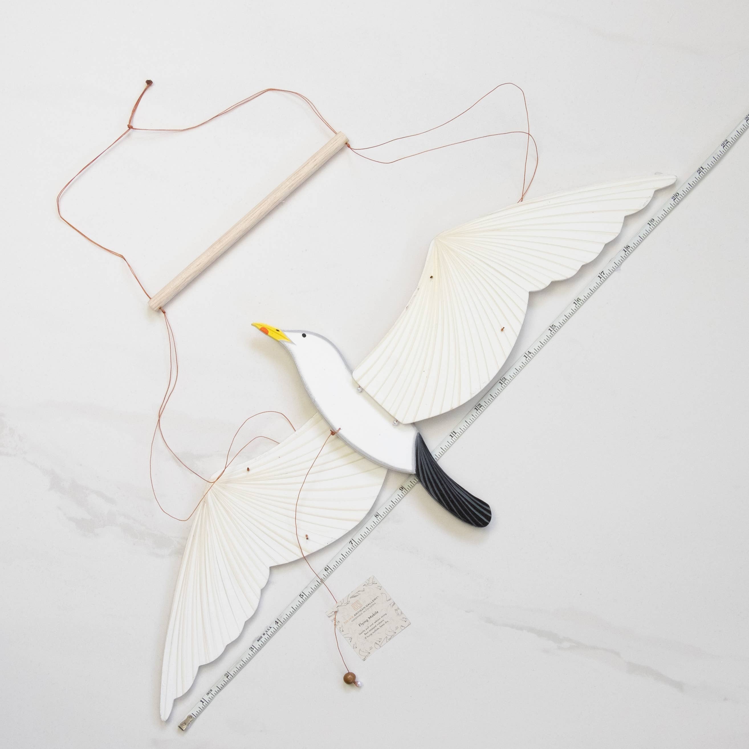 Tulia's Artisan Gallery - Wholesale Mobile - Seagull Flying Bird Mobile5