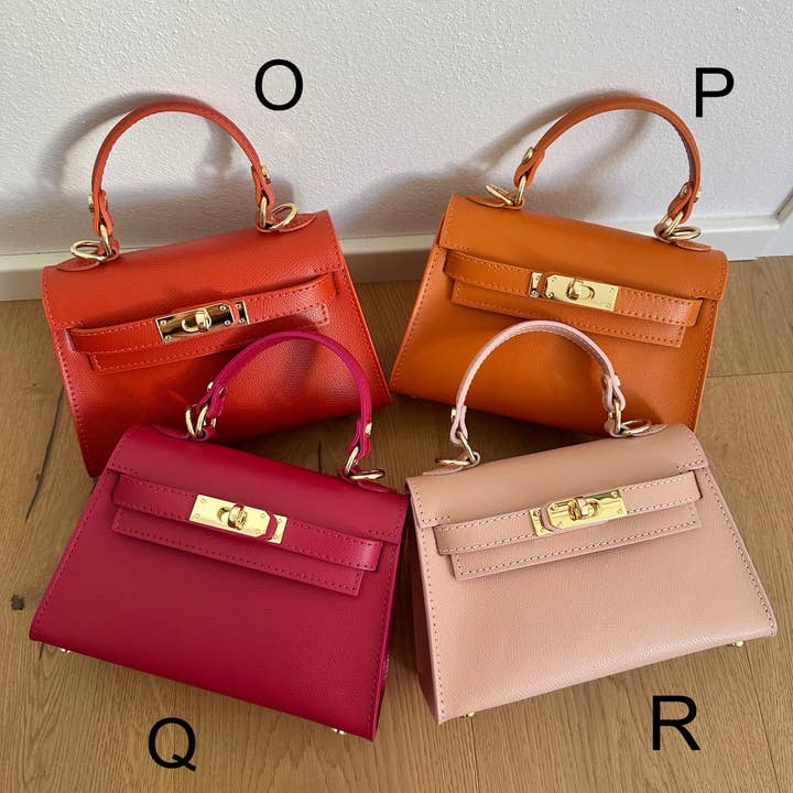 Zhade - Venta al por mayor Bolso con asas - Mujer - MINI K- Bolso de mano de piel auténtica11