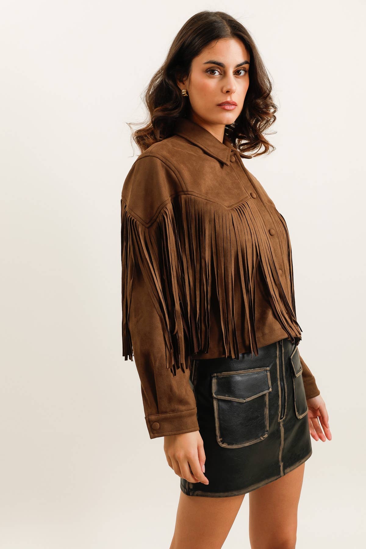 Daphnea - Wholesale Jacket - Women's - 5956 FRINGED JACKET6