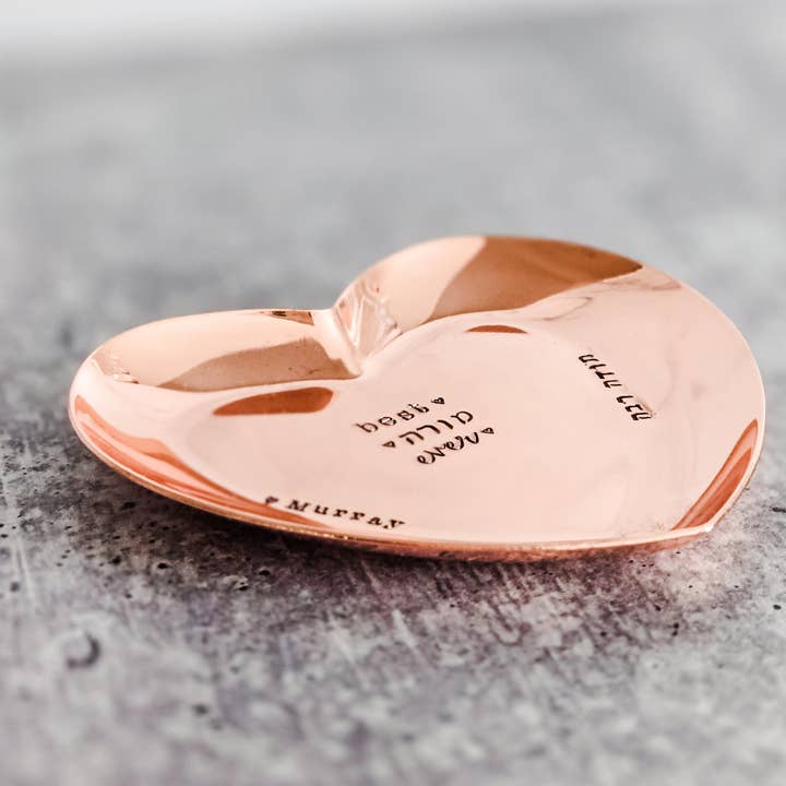 Salt Sparkle Shalom - Wholesale Jewelry Dish - Best Morah Ever Heart Shaped Dish for Teacher6