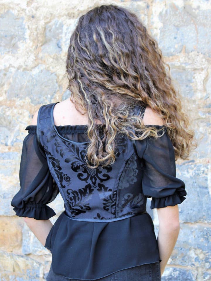 Haizea Arranz - Vente Corset – femme - Corset Renaissance à baleines pour corsage6