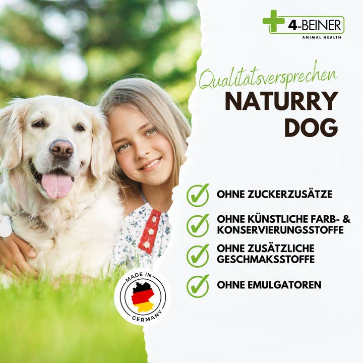 Kauartikel.com GmbH - Wholesale Pet Supplement - Dog - 4-legged Naturry Dog 80g5