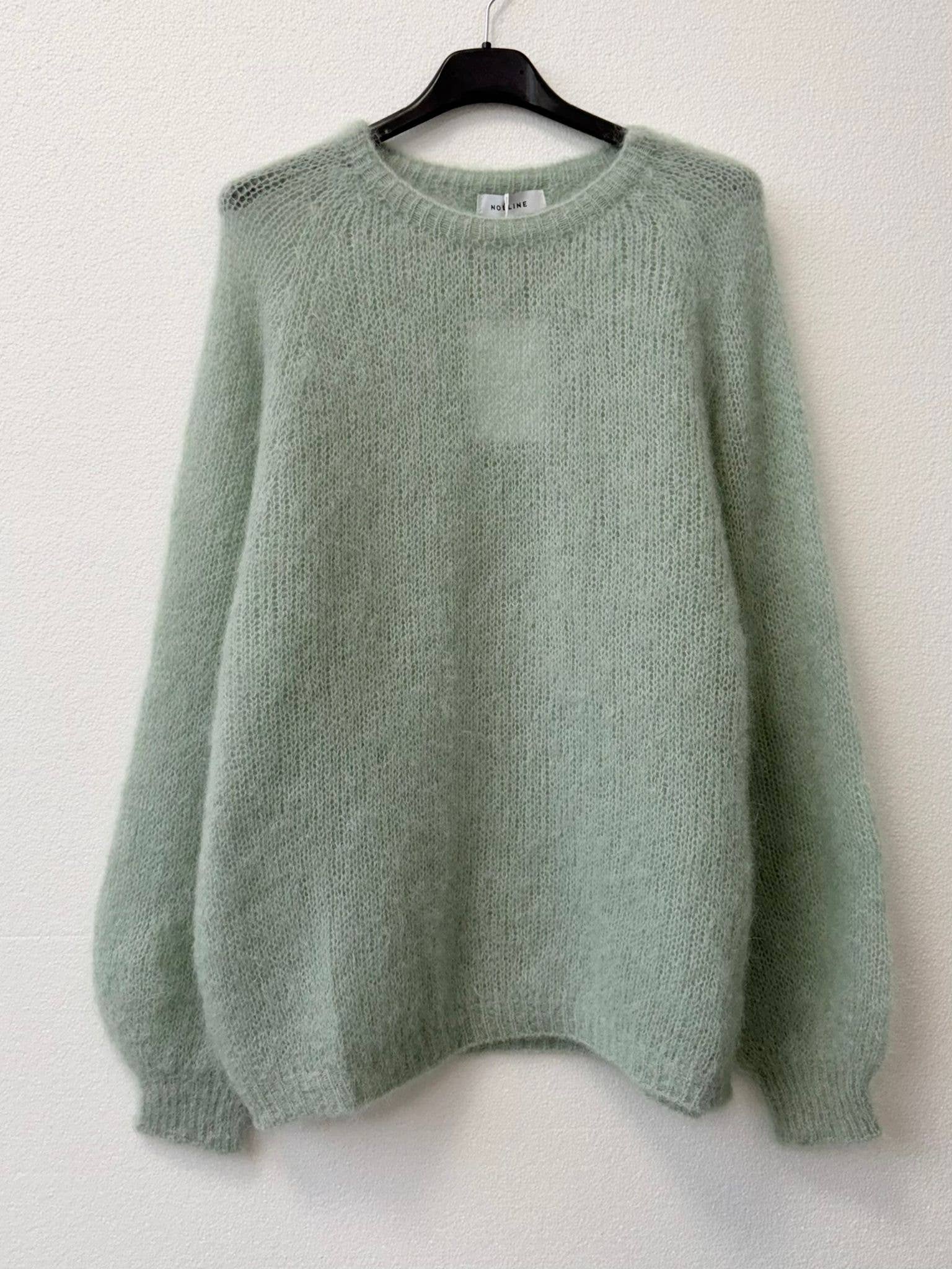 NOELINE – wholesale Knitted jumper – Women′s – 80% kid mohair sweater 301216