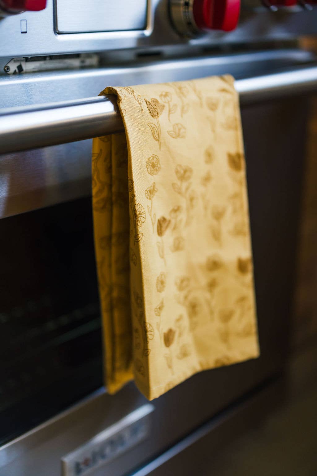 Galley and Fen - Wholesale Tea Towel - Yellow Poppy Embroidered Tea Towel5