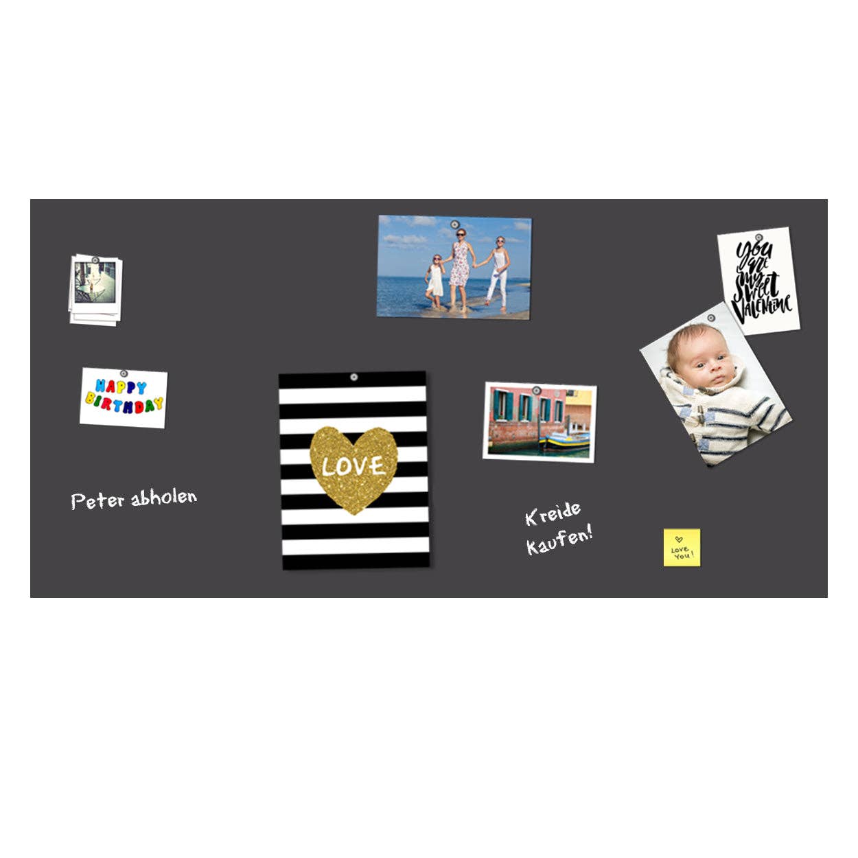 Queence - Wholesale Magnet Board - Magnetic blackboard film - grey1