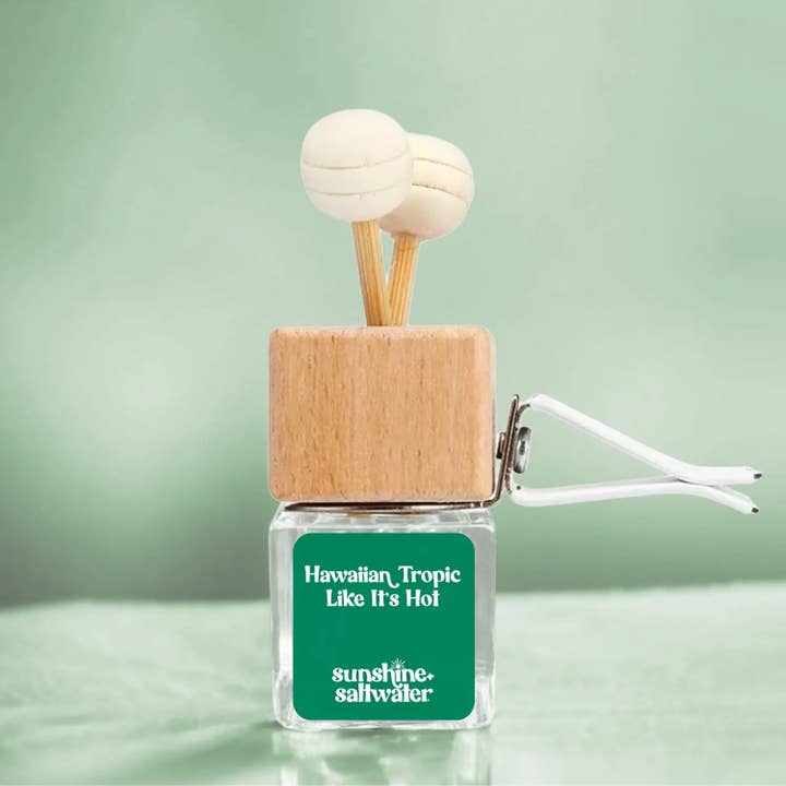 Hawaiian Tropic Like It's Hot | Car Diffuser for wholesale by Sunshine + Saltwater