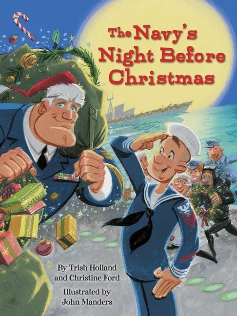 Navy's Night Before Christmas for wholesale by Bradley's Book Clearance