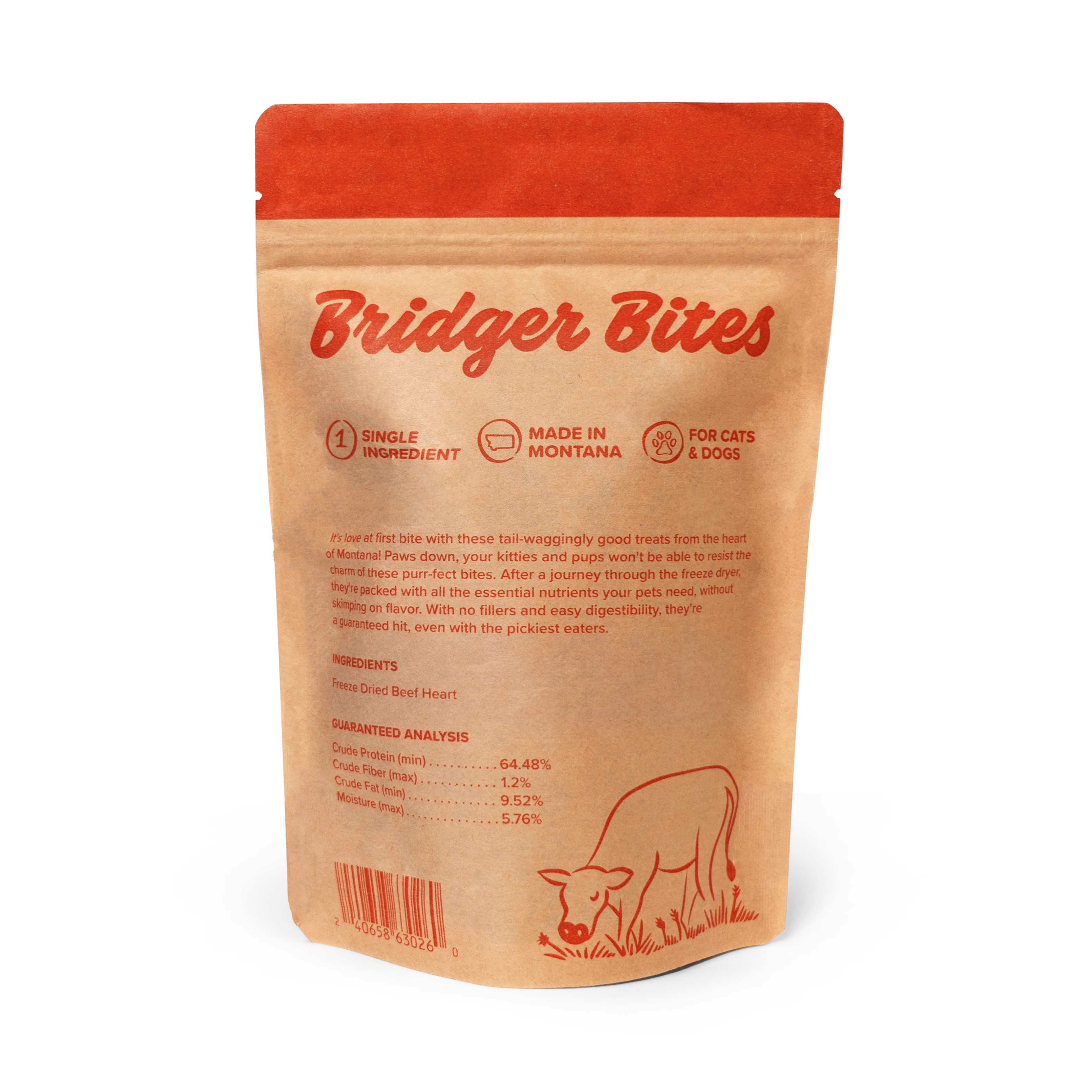 Bridger Bites, LLC - Wholesale Pet Treats - Dog - Freeze-Dried Beef Heart1