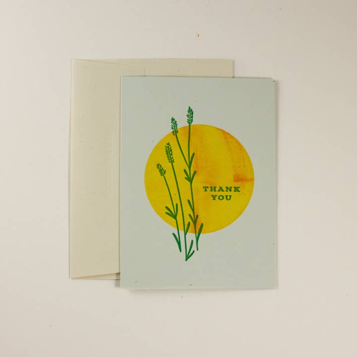 Tarjeta de agradecimiento para venta al por mayor de Curious Press