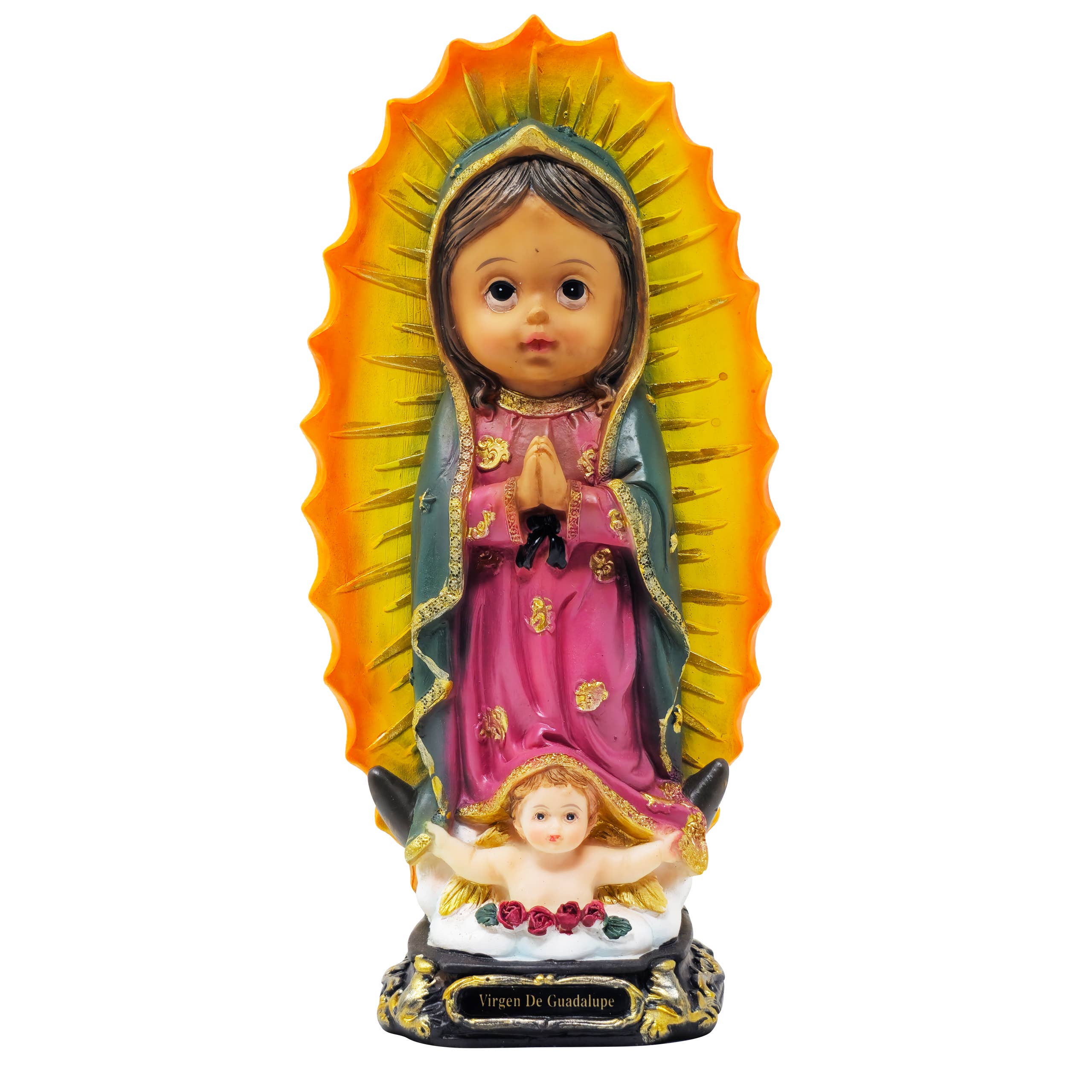 mrcjsales - Wholesale Sculpture - MrcjSales - Our Lady of Guadalupe Infinite Statue | Virgen de Guadalupe Resin | Multiple Sizes | Church Decor, Home Gifts, Prayers5
