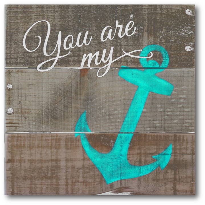 Jij bent mijn anker I Wall Art voor wholesale door Courtside Market