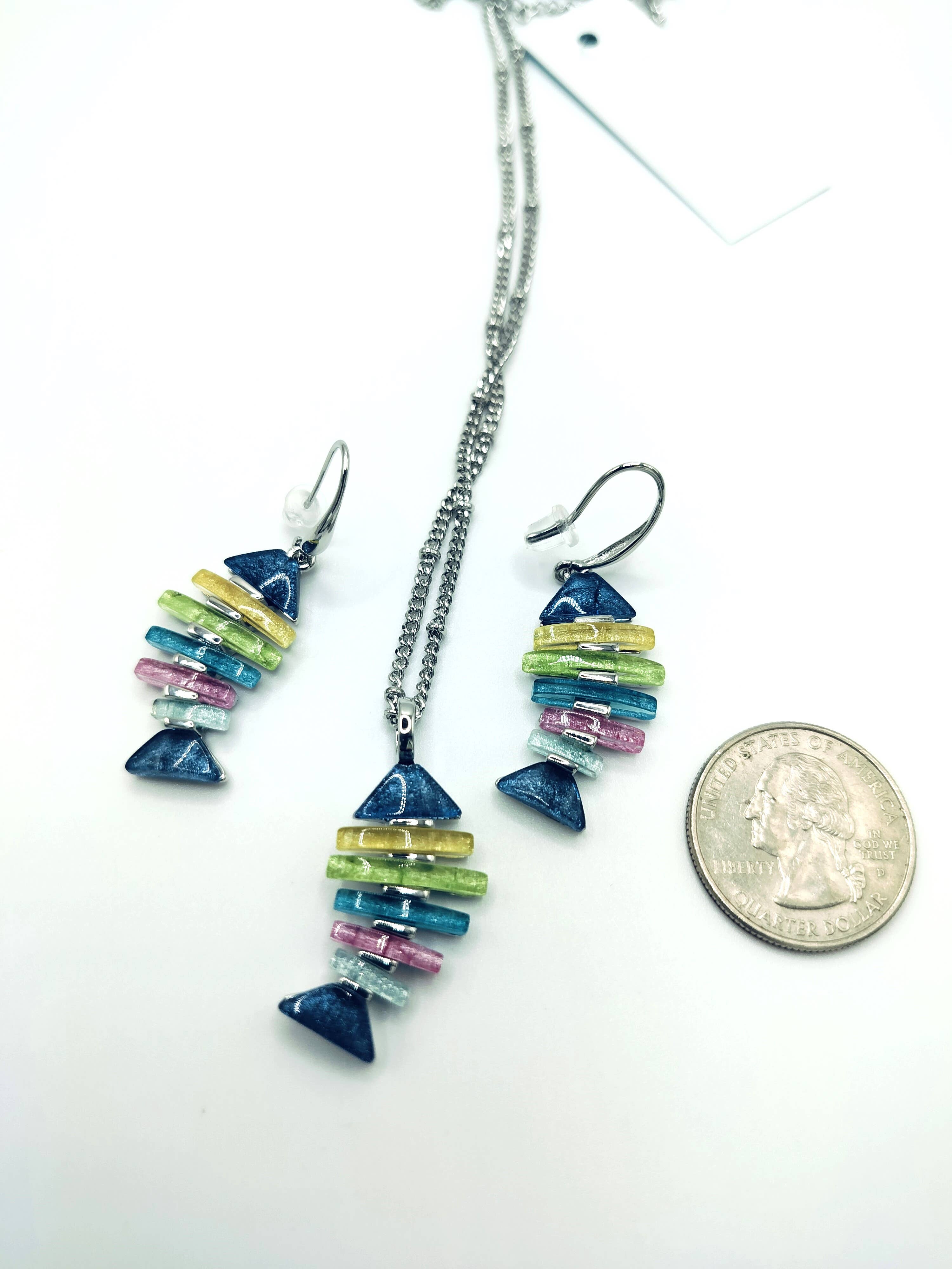 Captiva Blu Jewelry – wholesale Hängande örhängen – Bengula Blå Guldfärgade örhängen1