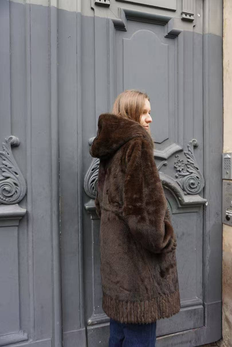 CIAO MILANO - Wholesale Fur/Faux Fur Coat - Women's - 284012 Faux fur hooded coat2