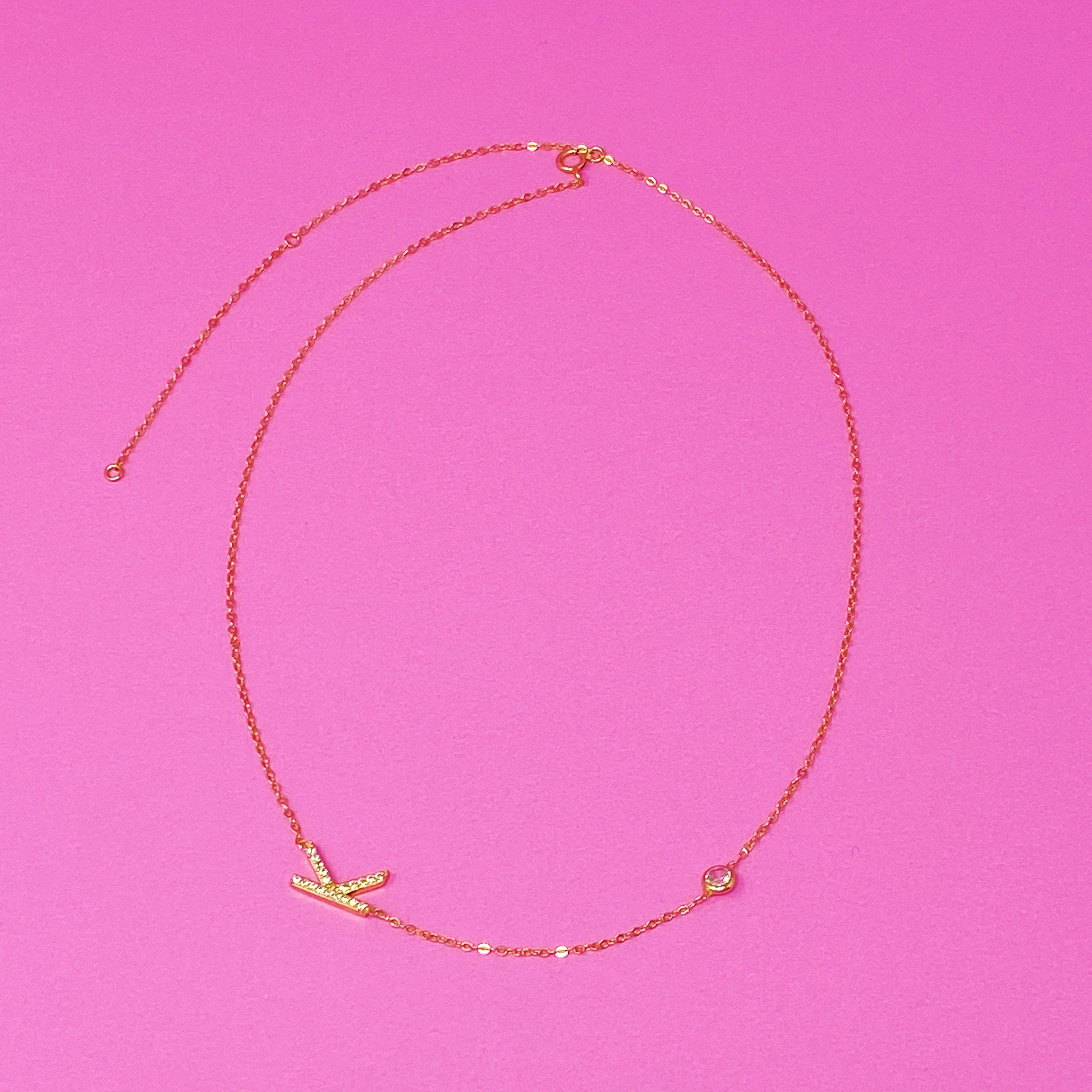 Ellison+Young - Wholesale Pendant/Charm Necklace - Finest Shine Initial Sterling Silver Necklace26