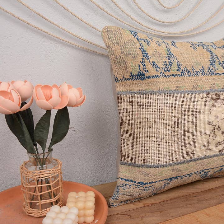 Handmade Kilim Patchwork Pillow for Sofa and Couch 20x20 for wholesale by Kilim Pillow Decors