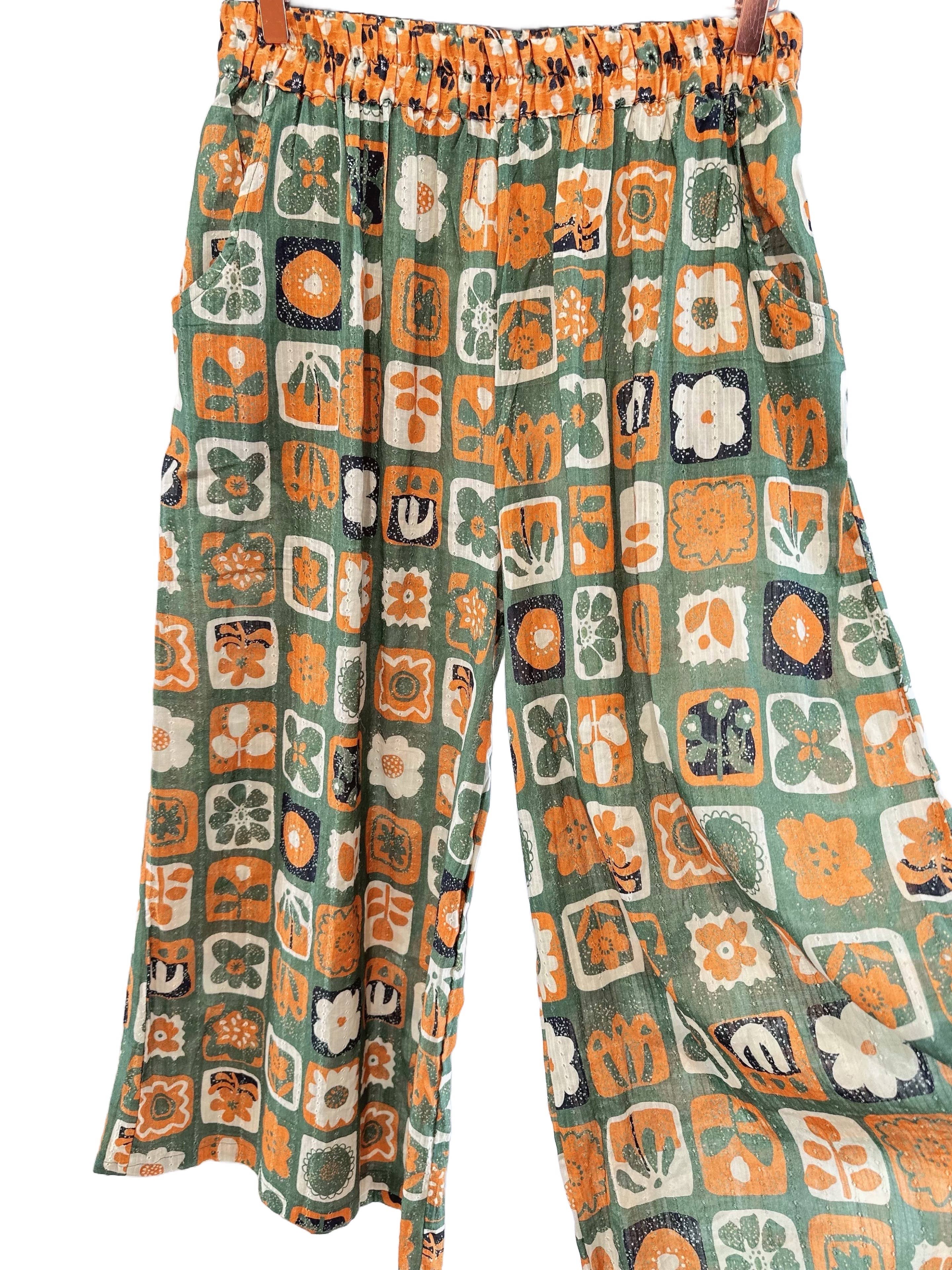 Orice - Wholesale Pants - Women's - Straight pants with dobby cotton pocket - Orice4