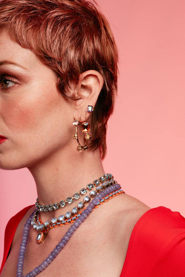 TOVA – wholesale Stud/post earrings – Adele Earrings in Candy Crush6