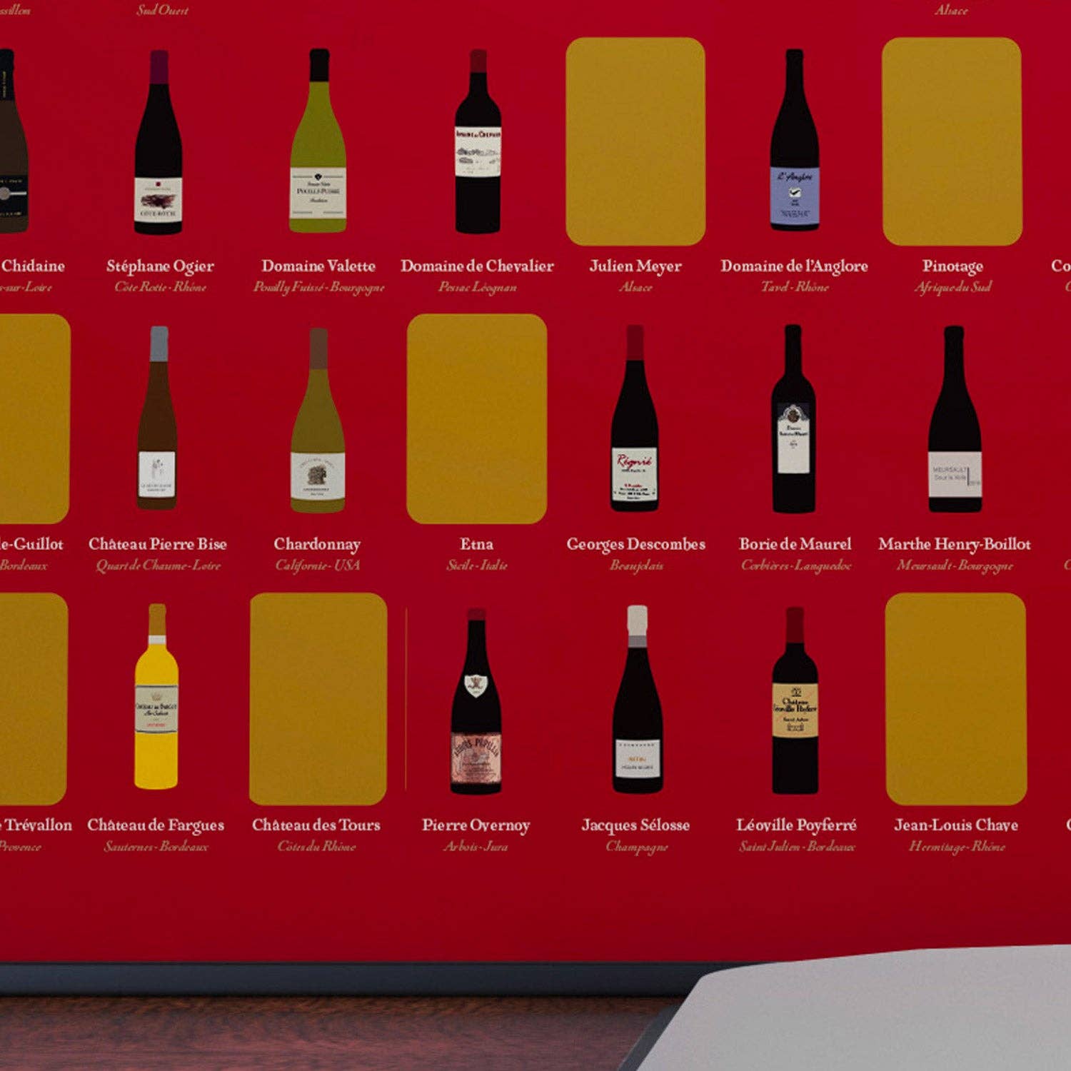 La Carte des Vins s'il vous plaît - Wholesale Poster - 100 vins à boire dans sa vie (Poster à gratter)1