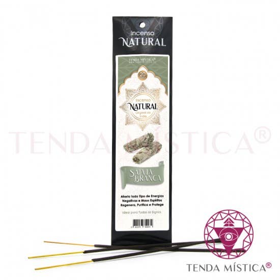 Incenso Natural Sálvia Branca for wholesale by Tenda Mística