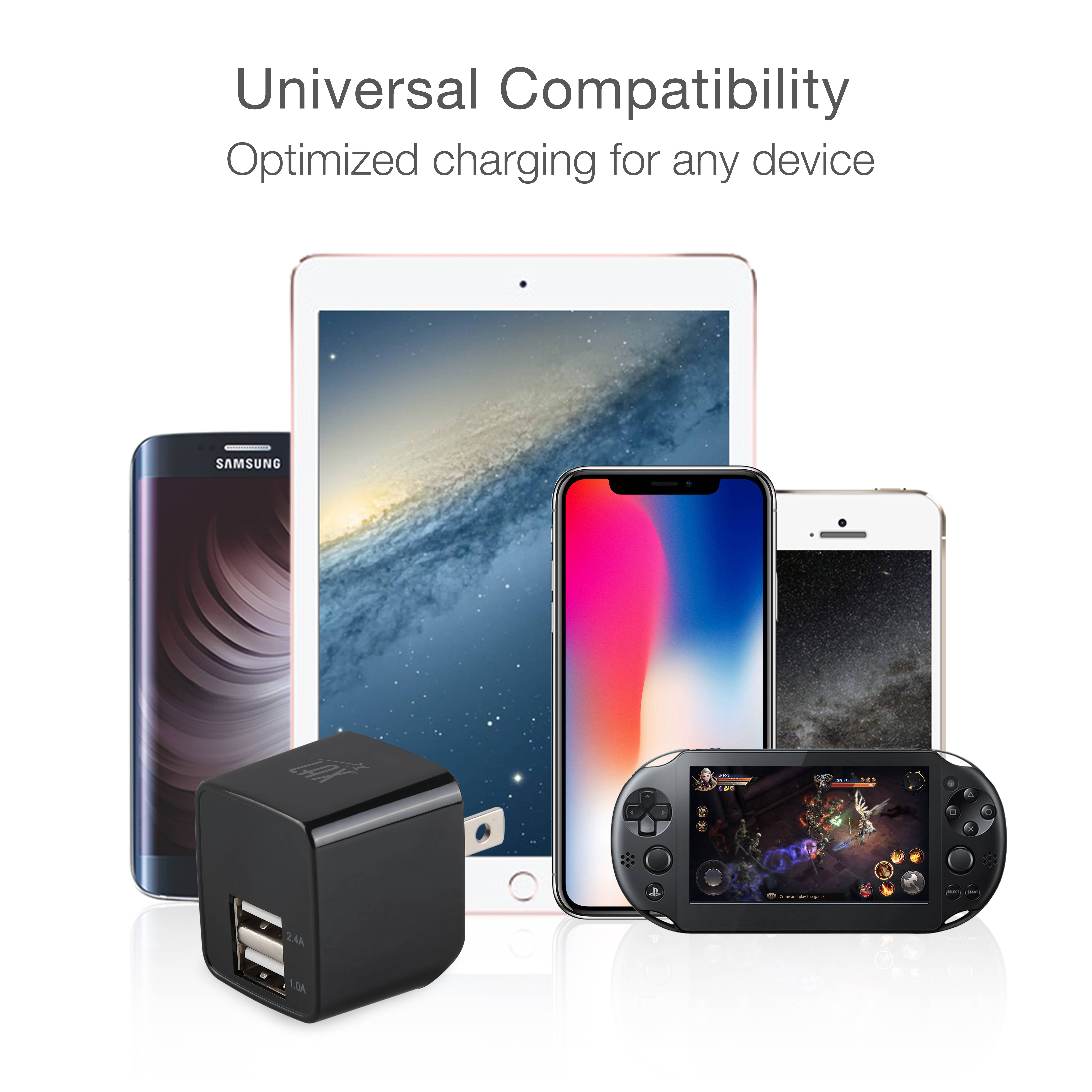 LAX Gadgets - Wholesale Portable Charger - Ultra-Compact Dual USB Wall Charger – Retail Packaging15