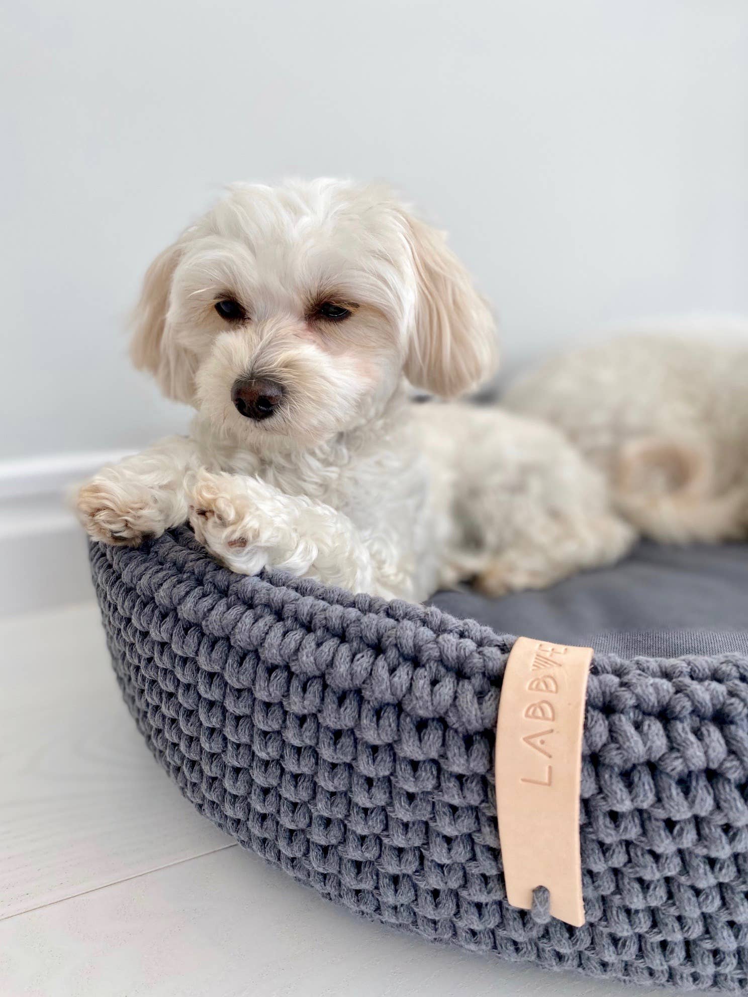 Labbvenn - Vente Panier – chien - Panier pour chien Lukko de forme ovale unique, entièrement fait à la main9