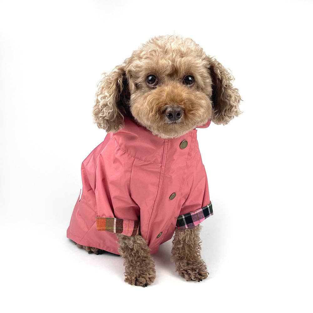 Milltown Brand – Großhandel Haustier-Regenmantel – Hund – Hunderegenjacke - Altrosa5