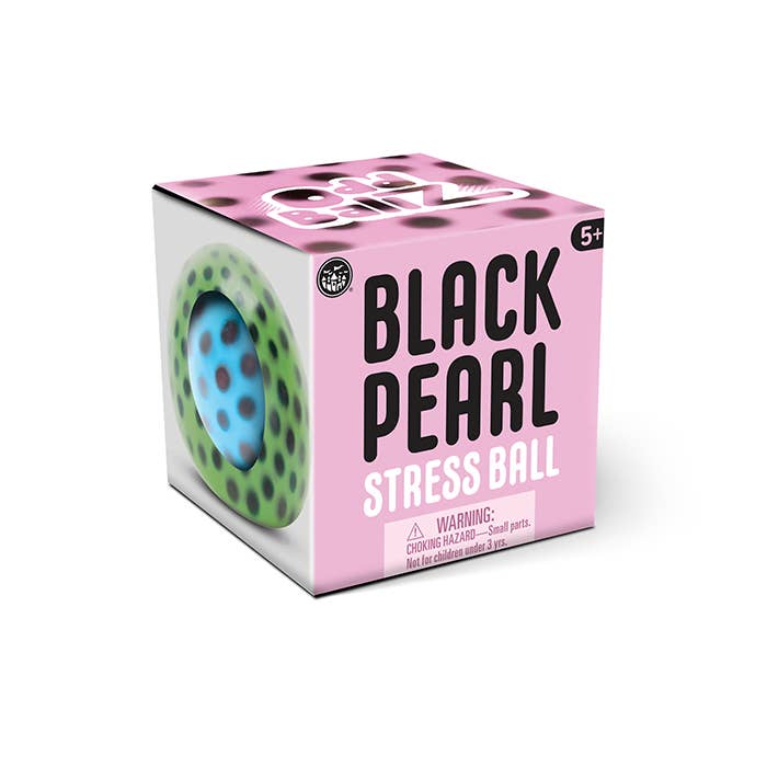 Play Visions - Wholesale Stress Relief Ball/Dough - Black Pearl Ball - Stress Ball