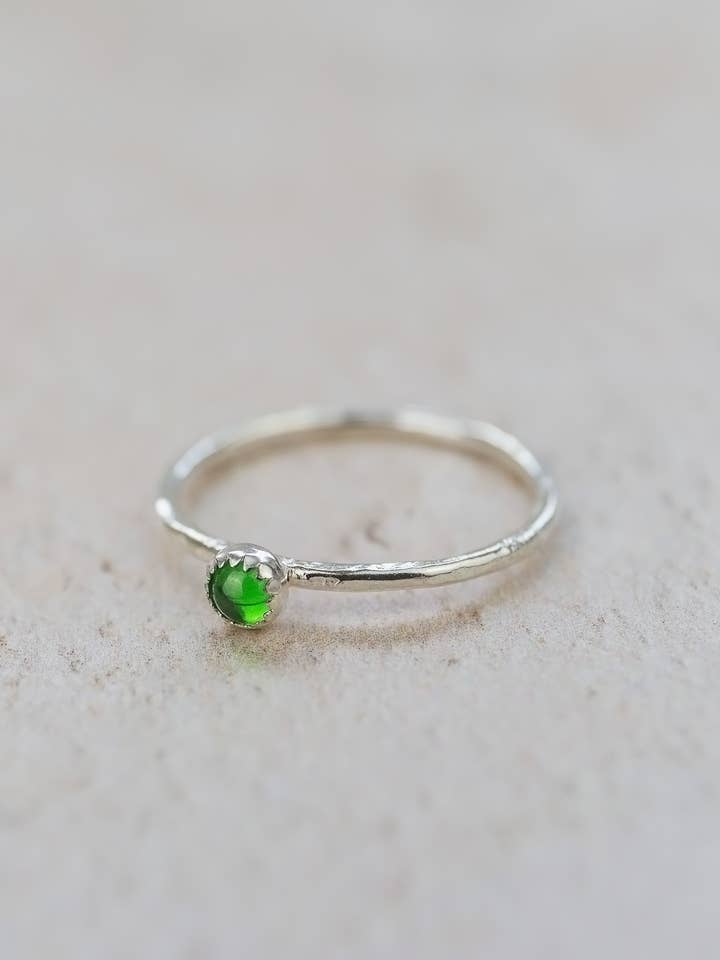 Sterling Silver Gemstone Stacking Rings for wholesale by Lucy Kemp Jewellery