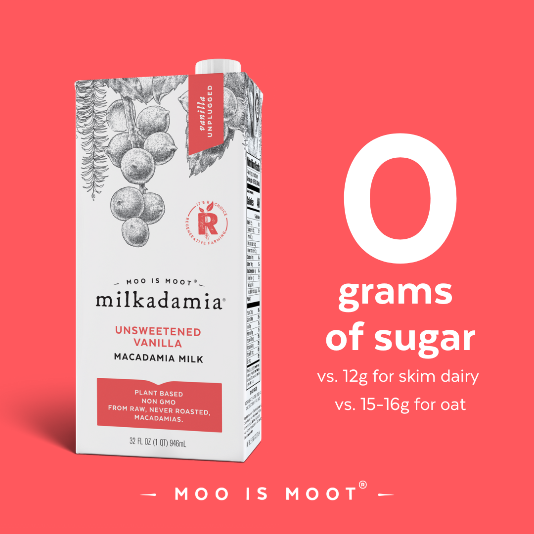 milkadamia - Wholesale Non-Dairy Milk - Unsweetened Vanilla Macadamia Milk, Plant-based, 32oz5