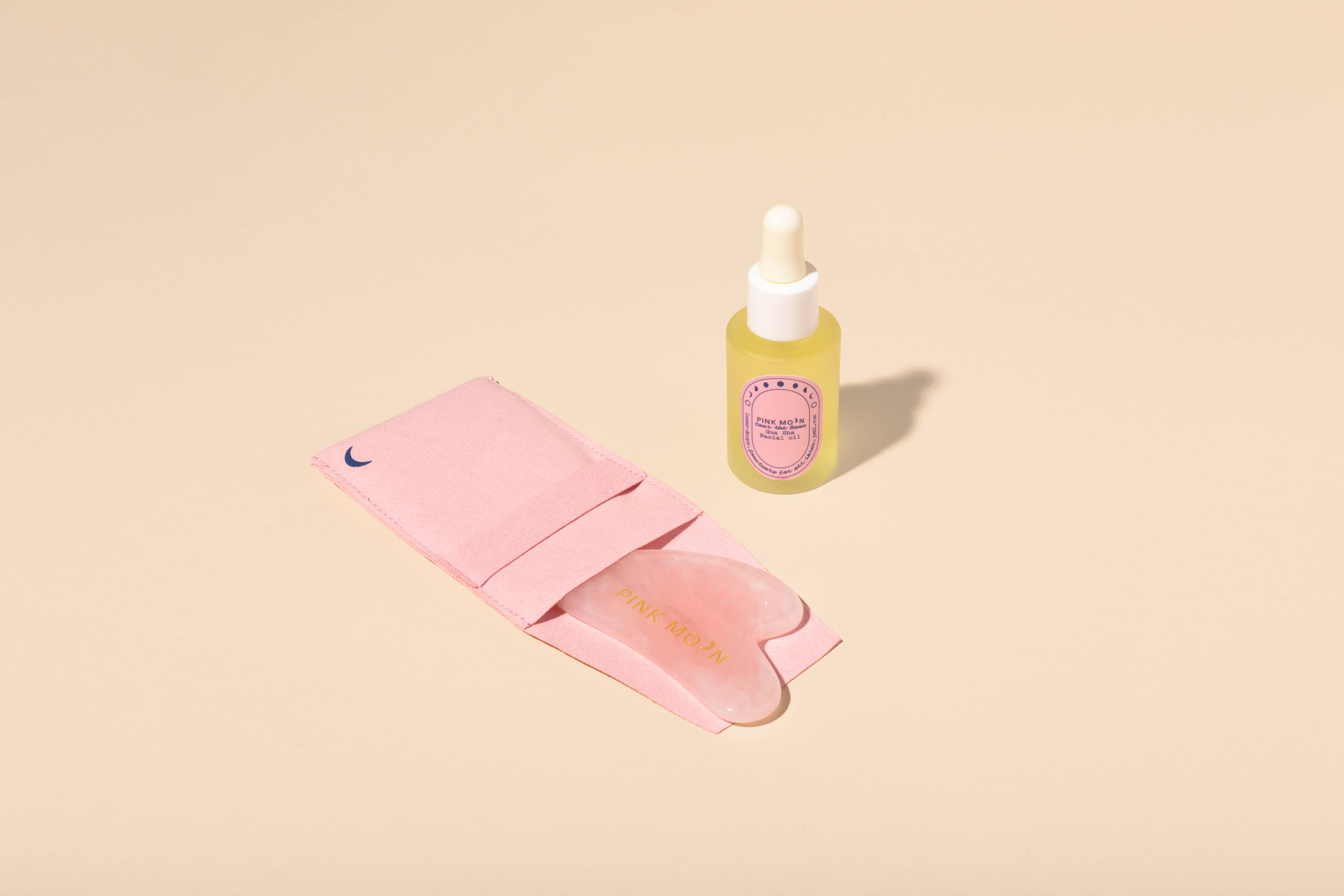 Pink Moon - Wholesale Gua Sha Tool - Over the Moon Gua Sha Duo - Bestseller Set