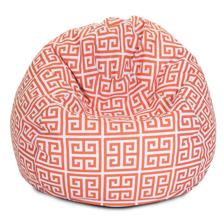 Majestic Home Goods Orange Towers Large Bean Bag for wholesale by Majestic Home Goods
