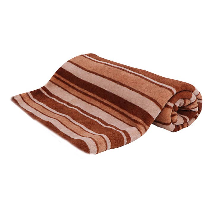 Manta para perros estampado marrón 150x100 cm para venta al por mayor de Bubimex