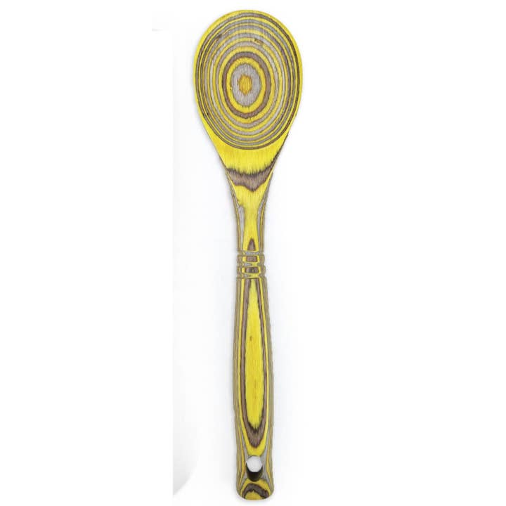 12" Lemon Pakka Spoon for wholesale by Island Bamboo