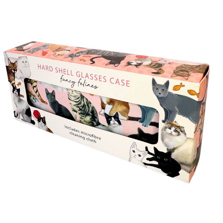 Diesel & Dutch - Wholesale Eyewear cases & holders – Unisex - Fancy Felines Hard Shell Glasses Case1
