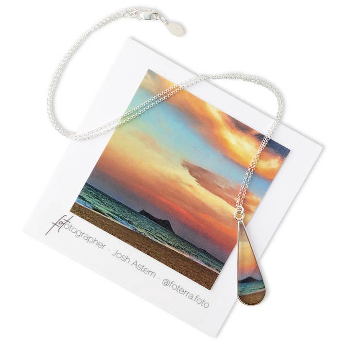 Sunset is my Favorite Color Long Necklace for wholesale by Foterra Jewelry