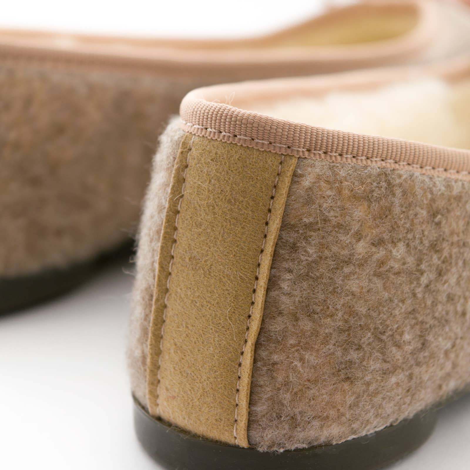 HAIKON HADA - Wholesale Slippers - Women's - Beige ballet slippers for home5