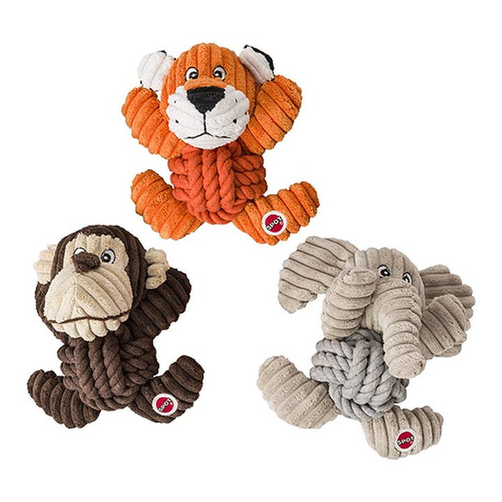 Ethical Knot for Nothin' 6.5" Knotted Rope Body Dog Toy for wholesale by King Wholesale Pet Goods