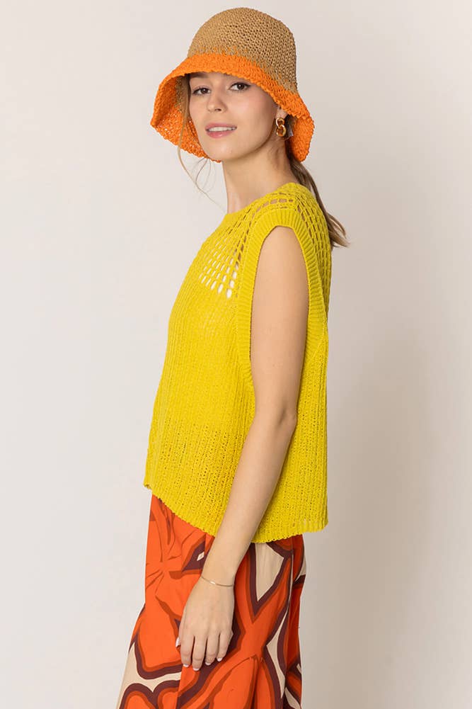 Hana - Venta al por mayor Poncho - Mujer - Poncho de verano con parte superior de ganchillo con cierre en el pecho11