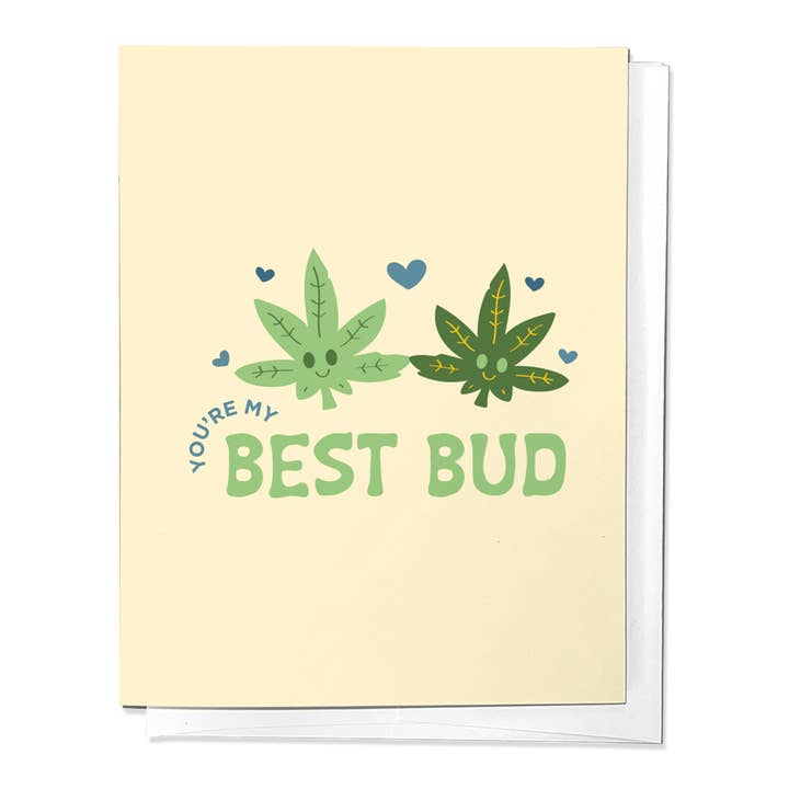 Parcel Island – wholesale Valentine's Day card – You're My Best Bud Valentine's Day Love Friend Greeting Card