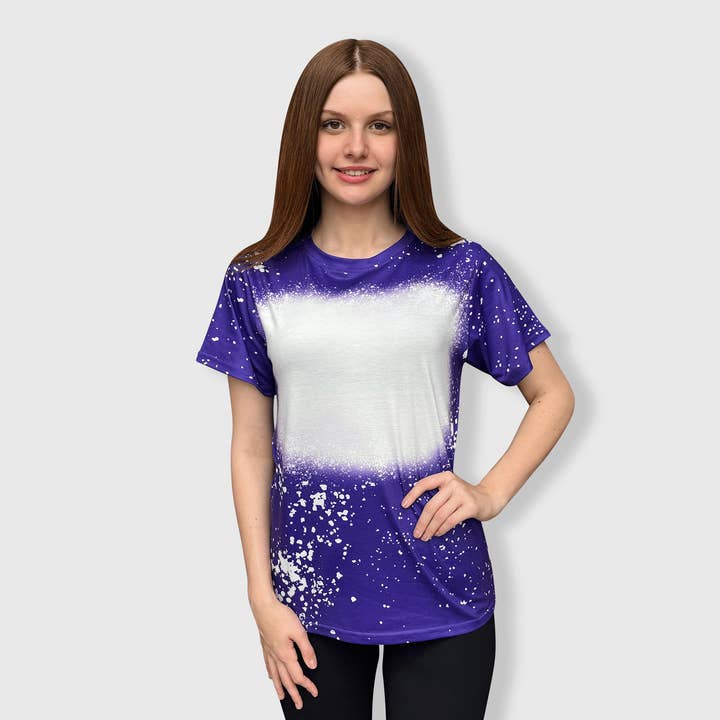 ILTEX Apparel - Wholesale T-Shirt - Women's - FAUX Bleached Tees - Adult13