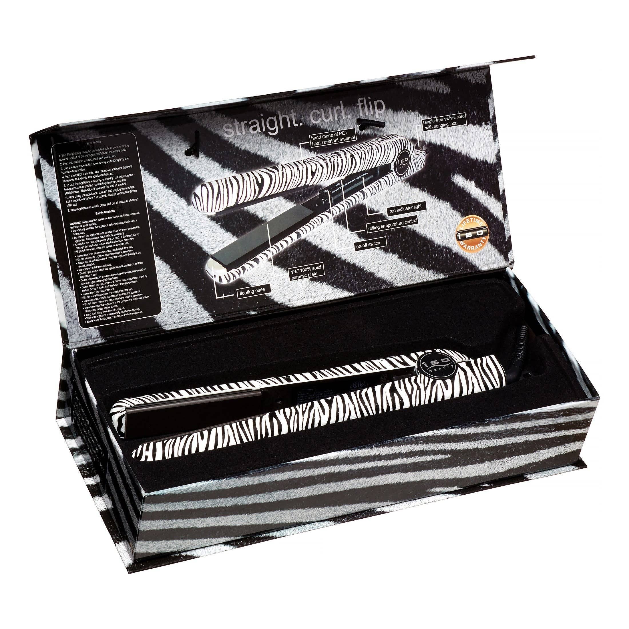 ISO Beauty - Wholesale Straightener/Flat Iron - Spectrum Pro Lt. Ed. White Zebra 4