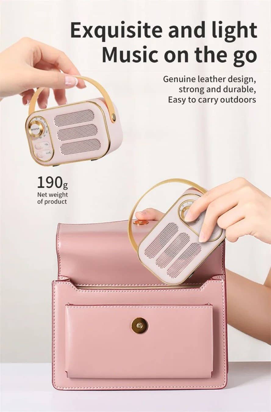 42POPS - Wholesale Speakers - ",,,._ Rechargeable Retro Bluetooth Speaker6